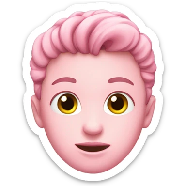 Pink hear sticker