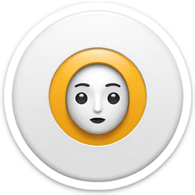 minimalist logo self2.art, focus on AI and art sticker