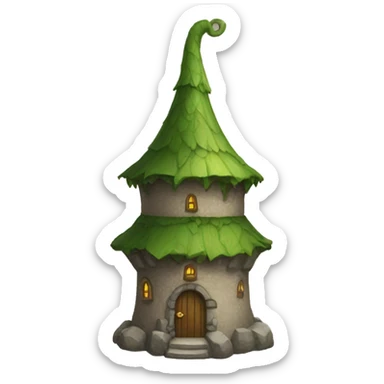 elf tower sticker