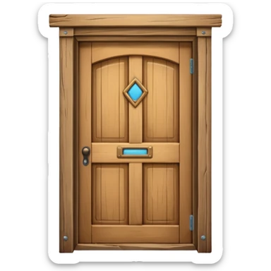 Door opening to new possibilities  sticker