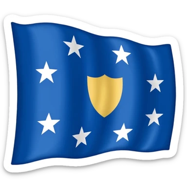 Kosovo flag sticker