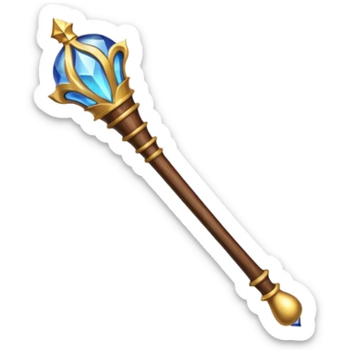 magician's wand sticker