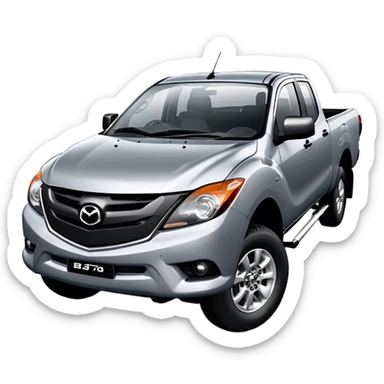 Mazda BT-50 - Mazda (Model Year: 2025) (Iconic colour: Dark Silver) new facelift sticker