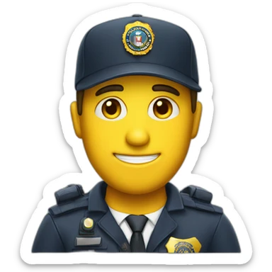 man with yellow "FBI" letters on his cap sticker