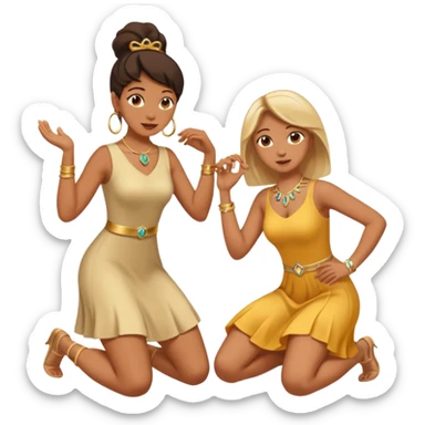 🧎‍♂️‍➡️💍💃 sticker