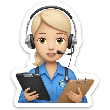 a survey research interviewer asking questions and recording data please add the word CASES to the back of the clipboard as a logo sticker