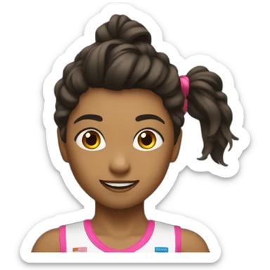 Gymnaste Grand ecart sticker