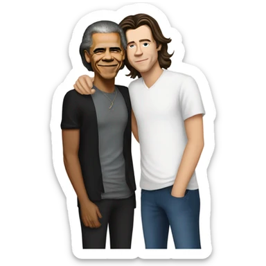 Obama dating Harry styles sticker