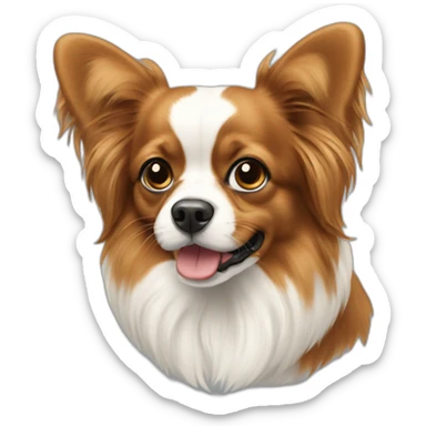 Papillion sticker