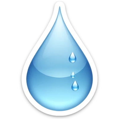 Glass of water  sticker