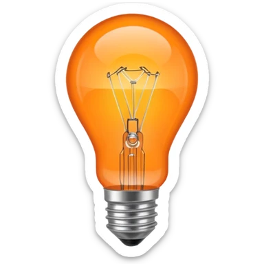 Bulb Filament sticker