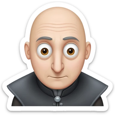Gru from Despicable me sticker