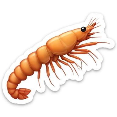 Big-faced shrimp
Big-armed shrimp
Fat-bellied shrimp
Big shrimp sticker