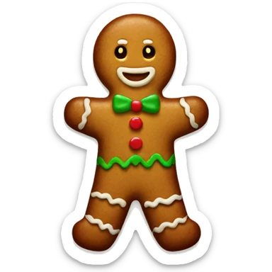 Gingerbread men  sticker