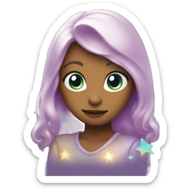 Iridescent twinkle sticker