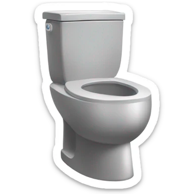create a skibidi toilet (that guy head inside a wc) sticker