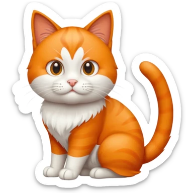 Ahora quiero este mismo gato realizando distintas acciones para poderr utilizarlo en distintas oportunidades sticker