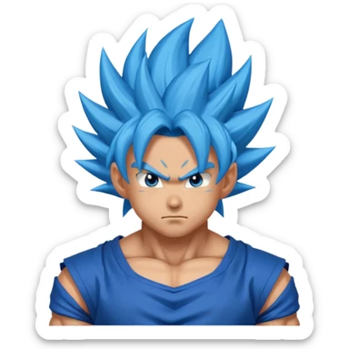 Goku super saiyan blue  sticker