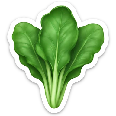 Spinach sticker