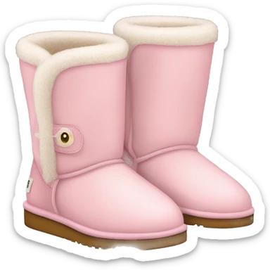 light pink uggs sticker