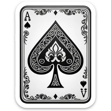 ace of spades sticker
