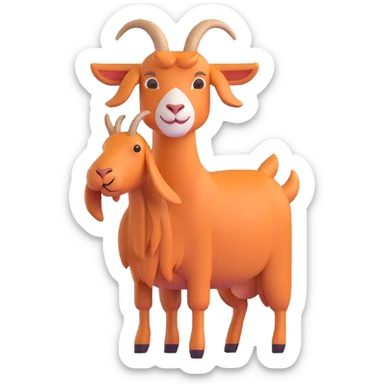 Goat sticker