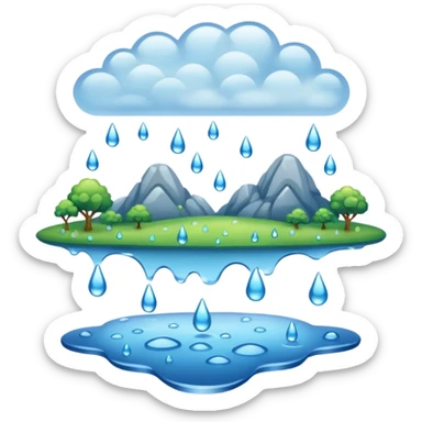 humid weather landskape imag humid more humid add draps falling sticker