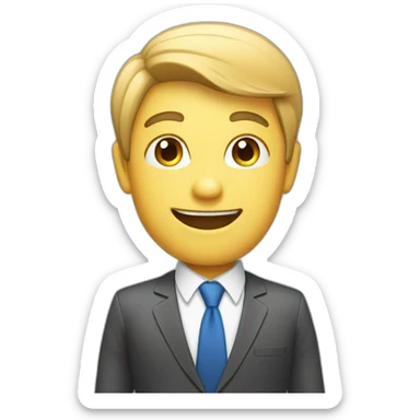 sales agent calls sticker