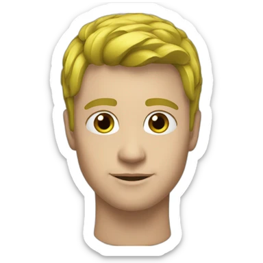 Tn vert rouge jaune sticker