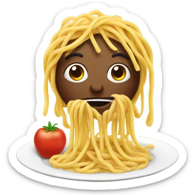 Spaghetti lovers sticker