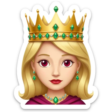 A queen called Dilo sticker