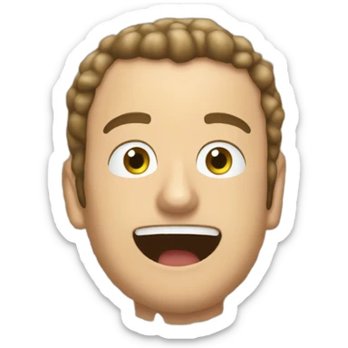 Macron mange couscous sticker