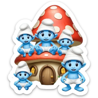 Smurfs sticker