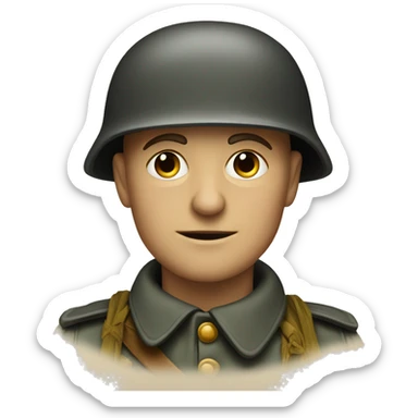German solider from 1940 sticker