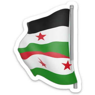 Syrian flag  sticker