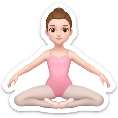ballerina barre sticker