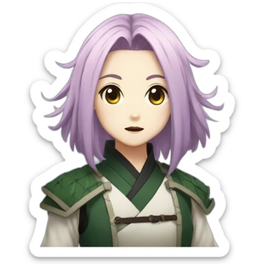 Shinobu kocho from demon slayer sticker