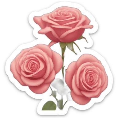 Acá rose sticker