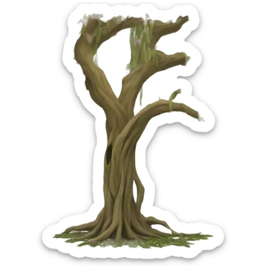 weeping willow and a magnolia tree no 50% of both and make it look fye sticker