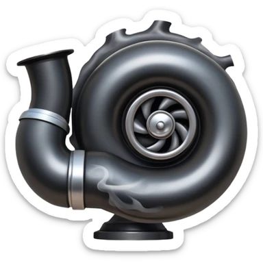 turbo with black smoke sticker