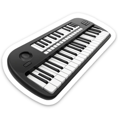 Teclado musical básico sticker