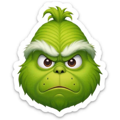 Grinch sticker