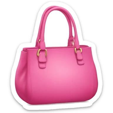 pink handbag sticker