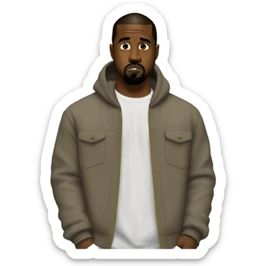 kanye west sticker