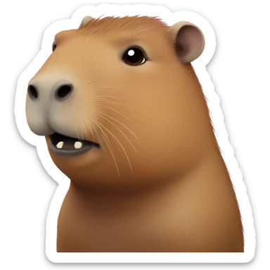Capybara sticker
