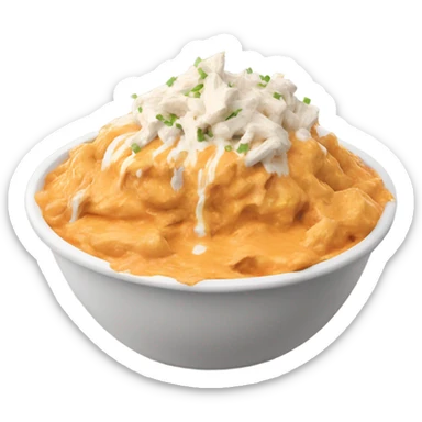 Buffalo chicken wing dip sticker