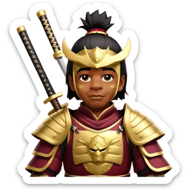 Samurai Leader sticker