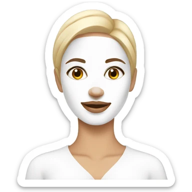 Skincare women sticker