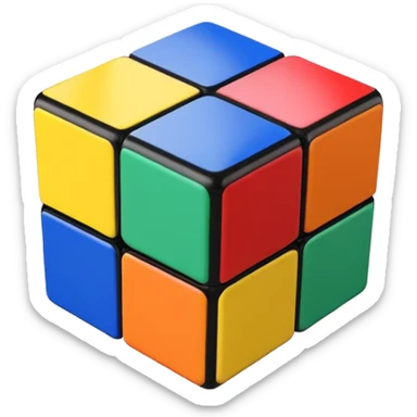 Cubo mágico sticker