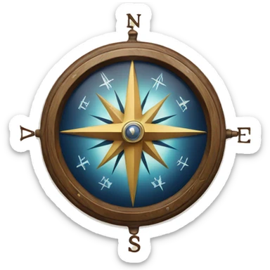 compass sticker